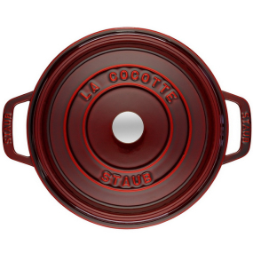 Кокот круглый La Cocotte 22 см / 2,6 л, гранатовый