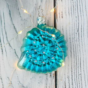 Новогодняя игрушка "Ракушка" 7 см