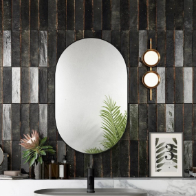 Керамогранит Rondine Soho 6х25, Black, 9,5 мм