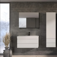 Тумба с раковиной Kolpa-San Naomi OUN 80 WH, 80х45, подвесная, белая
