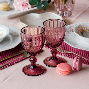 Бокал Glass Madame 260 мл, цвет розовый