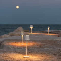 Лампа настольная Zafferano Poldina Pro Micro 27,5 см, белая