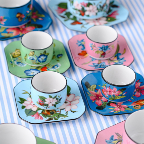 Набор чашек кофейных с блюдцами Fête Vos Jeux by Christian Lacroix 100 мл, 8 предметов