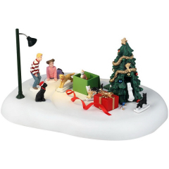 Фигурка "Рождественские коты" 23,5х17,5х11,9 см