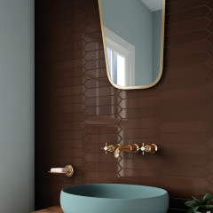 Плитка керамическая Equipe Arrow 5х25, Coffee, 8,3 мм