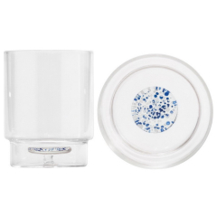 Стакан Teca Terrazzo 350 мл, синий/белый