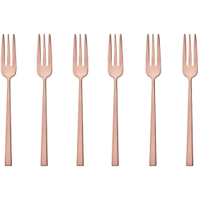 Набор вилок десертных Rock Copper, 6 шт