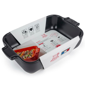 Форма для запекания прямоугольная Appolia 12х22 см, цвет графит