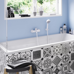 Смеситель для ванны Kludi Pure&Easy q1_376819165, белый