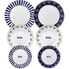 Набор посуды на 6 персон Madison Sardinia, 18 предметов