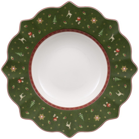 Тарелка глубокая Toy's Delight 26 см, зеленая