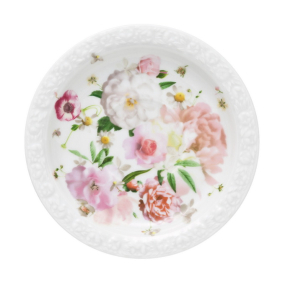 Блюдце для чашки кофейной Maria Pink Rose 14 см
