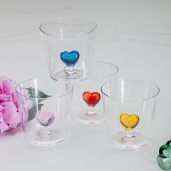 Стакан "Желтое сердце" Cuore 300 мл