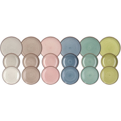 Набор посуды на 6 персон Urban Pastel, 18 предметов