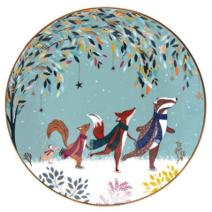 Тарелка салатная "Лесной каток" Woodland Tales 20 см