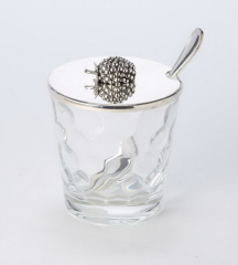 Емкость для джема Raspberry с крышкой и ложкой