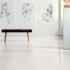 Керамогранит Rondine Tinte Unite 120x280 Matt, White, 6 мм