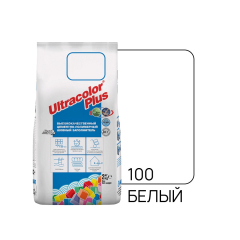 Фуга цементная Mapei UltraColor Plus N100 2 кг, белый