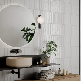 Керамогранит Rondine Mojave 6х25, White, 9,5 мм