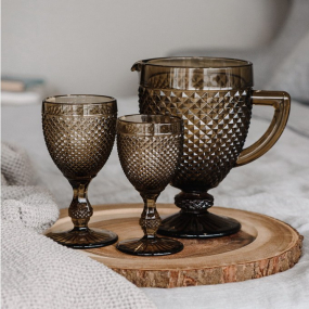 Набор бокалов для воды Bicos Brown 280 мл, 4 шт