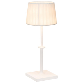 Лампа настольная Zafferano Poldina Classic Pro 32 см, белая