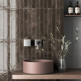 Плитка керамическая Equipe Bali 5х40, Black, 8,3 мм