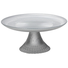 Блюдо на ножке Natale Lust 21 см, цвет серебро