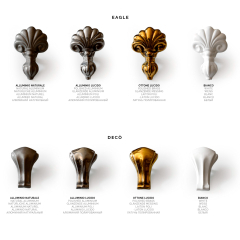 Ванна чугунная Devon&Devon Admiral 172 NCS, с ножками Eagle, 173x69, цвет на выбор