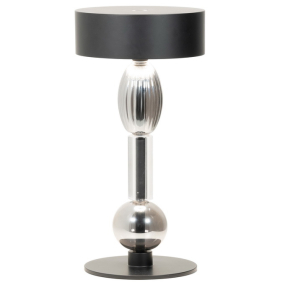 Лампа настольная Zafferano Royal Family Wi-Fi Pro 28 см, цвет титановый