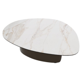 Стол журнальный Calligaris Twins 110х87 CS5156-B, Calacatta Paonazzo