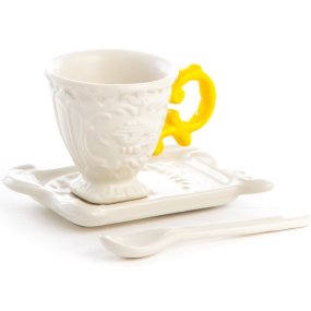 Набор кофейный I-Wares, 3 предмета, желтый