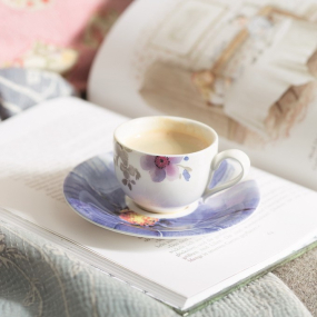 Чашка для эспрессо с блюдцем Mariefleur Gris Basic 80 мл