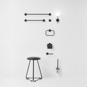 Полотенцедержатель Decor Walther Basic 0531260, черный матовый