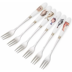 Набор вилок десертных "Лесные жители", 6 шт