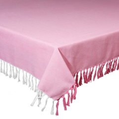 Скатерть прямоугольная Textile Chambray Baby Pink 140х240 см