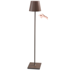Лампа напольная Zafferano Poldina Pro XXL 150 см, коричневая