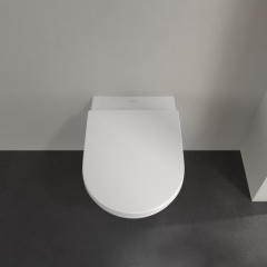 Унитаз Villeroy&Boch Subway 3.0 56х37, CeramicPlus, TwistFlush, с сиденьем