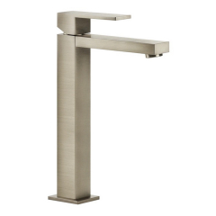 Смеситель для раковины Gessi Rettangolo 11922.149, высокий, брашированный никель