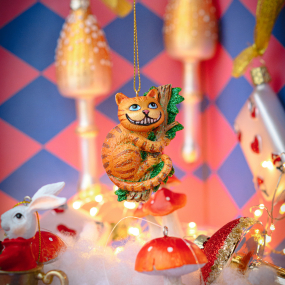 Елочная игрушка "Чеширский кот" 12 см
