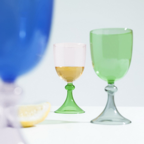 Бокал Tamigi 300 мл, цвет розовый/зеленый