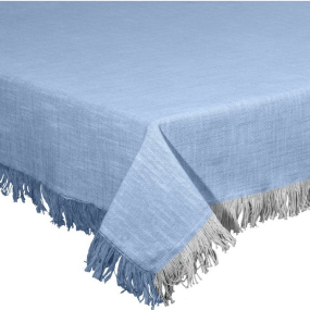 Скатерть прямоугольная Textile Volterra 140х240 см, цвет морской