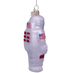 Елочная игрушка "Космонавт" 12 см