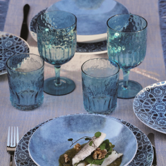 Стакан Glass Serena 320 мл, бирюзовый