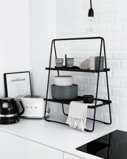 Этажерка напольная A Collection Black 53х29х75 см, цвет черный