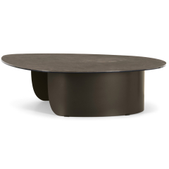Стол журнальный Calligaris Twins 110х87, Bronze