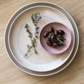 Тарелка салатная Perlemor Sand 24 см