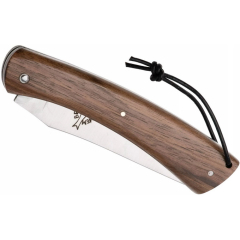 Нож карманный складывающийся Camembert 11 см, ручка - дерево грецкого ореха