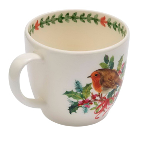 Набор кружек Botanic Garden Christmas Holly "Зарянка" 400 мл, 4 шт