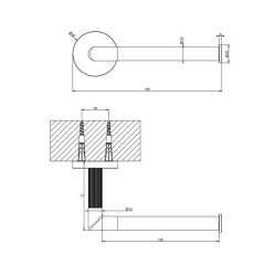 Держатель для туалетной бумаги Gessi Ingranaggio 63855.030, медь PVD