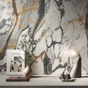 Керамогранит Imola The room 120х278 N, Calacatta Picasso, 6,5 мм